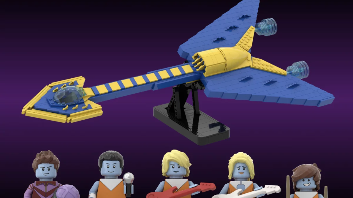 Fans llevan Interstella 5555 a LEGO: la Guitarship de Daft Punk busca ser set oficial
