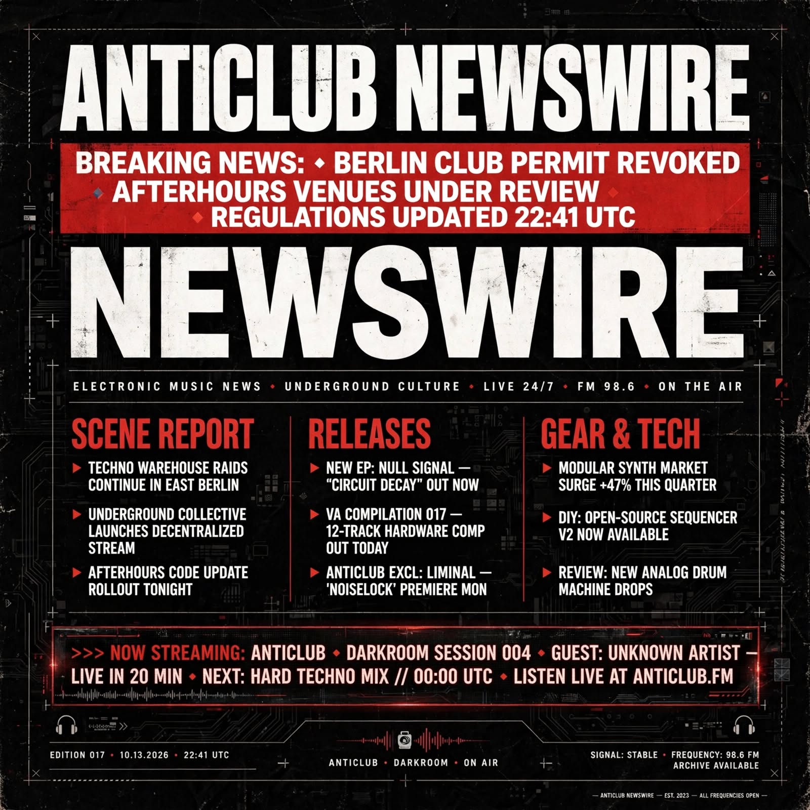 Anticlub Newswire